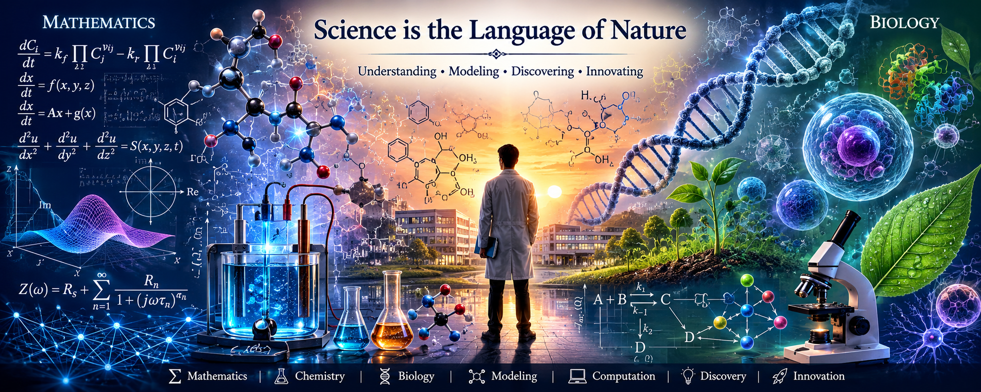 Science is the Language of Nature - research banner